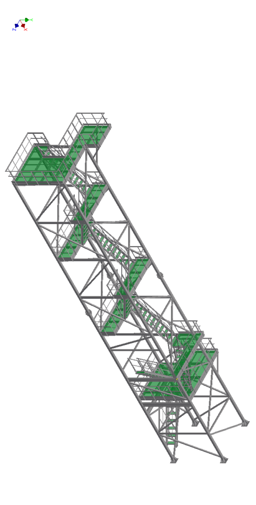 多层高空塔架3D数模图纸 STP格式缩略图